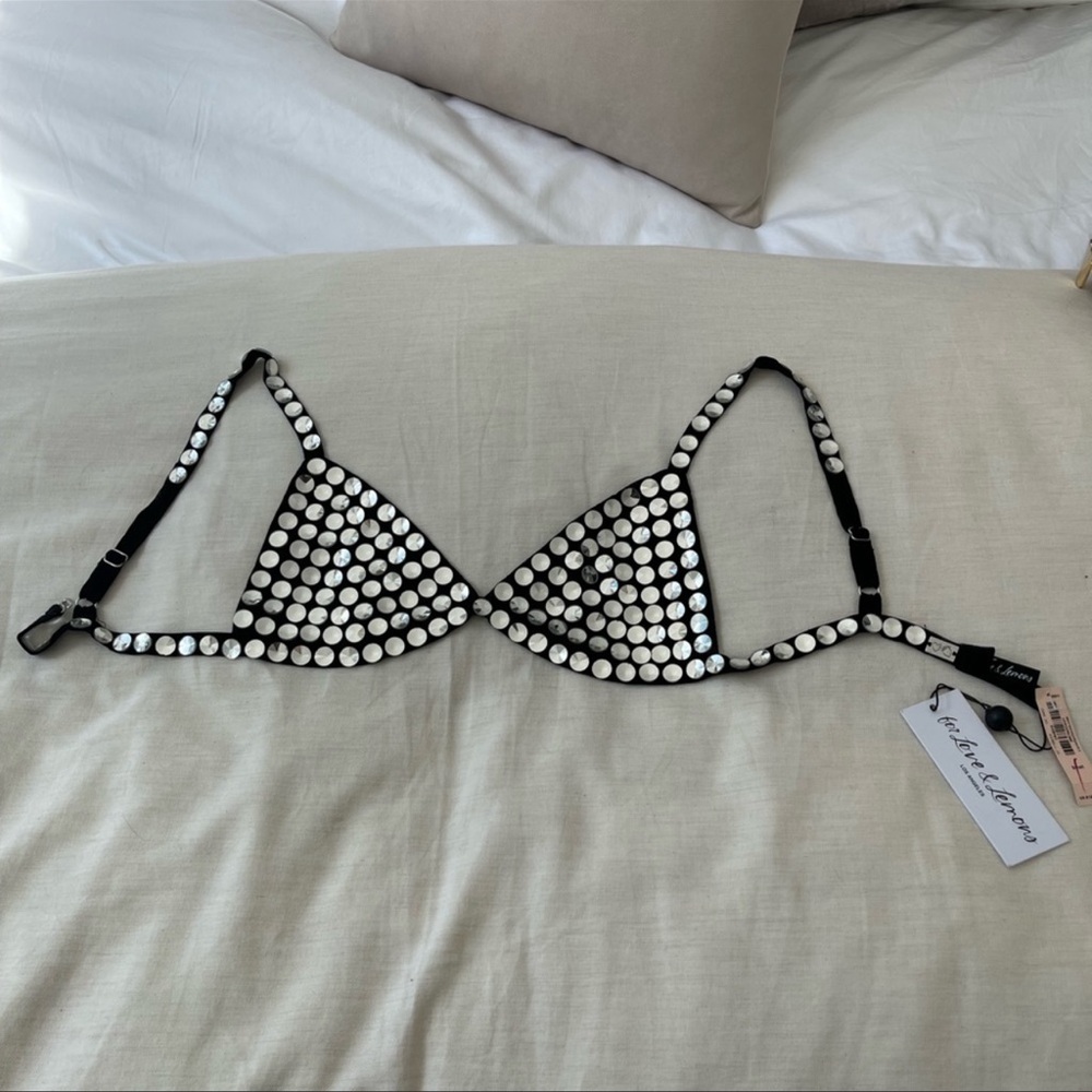 NWT For Love and Lemons x Victoria’s Secret Jackpot Bralette XS